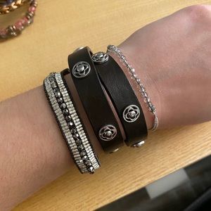 Like new! Stella & Dot stacking bracelets - 3